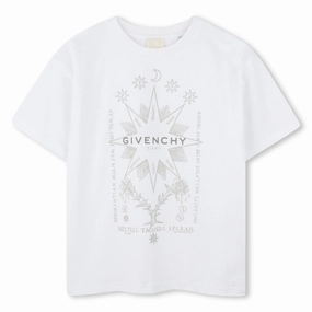 Layering Must-Have Givenchy Kids Graphic Logo T-shirt