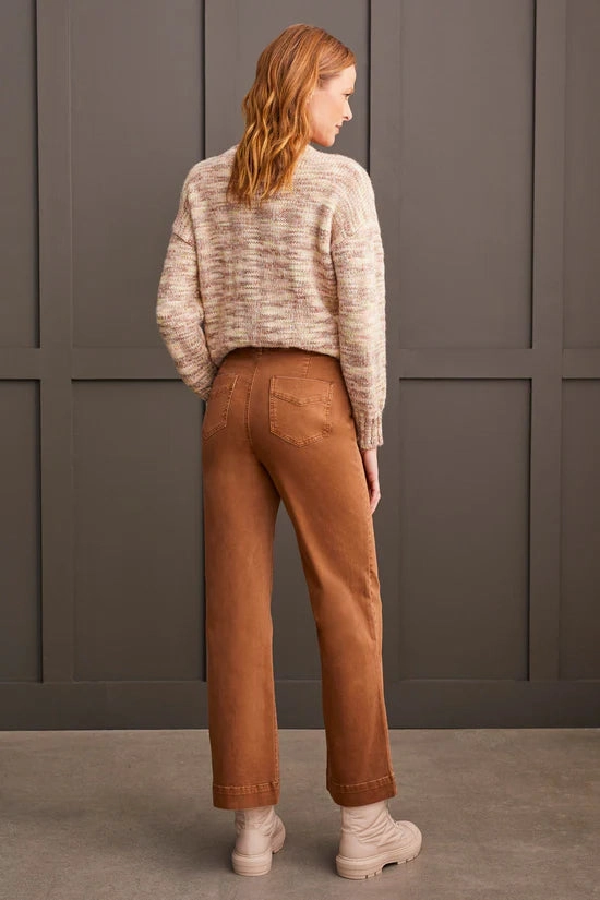 Compact Fit WrinkleFreeFabric Tribal Comfort Stretch Wide Legs- Multiple Colors