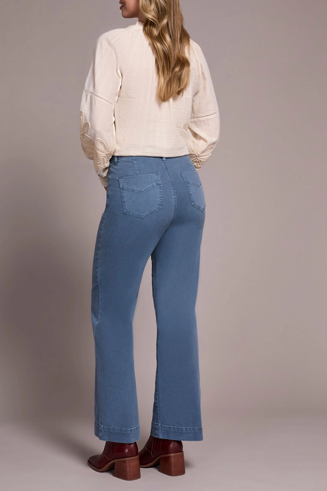 Tribal Comfort Stretch Wide Legs- Multiple Colors Tough Style RecycledMaterial