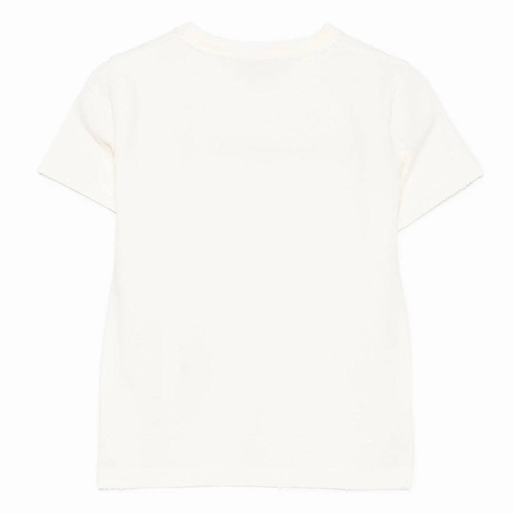 Golden Goose Distressed Cotton T-shirt With Logo Quick Comfort Wear Vintage Wash Effect