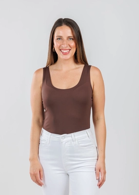 The Classic Micro Tank - Walnut Wrinkle Free Care