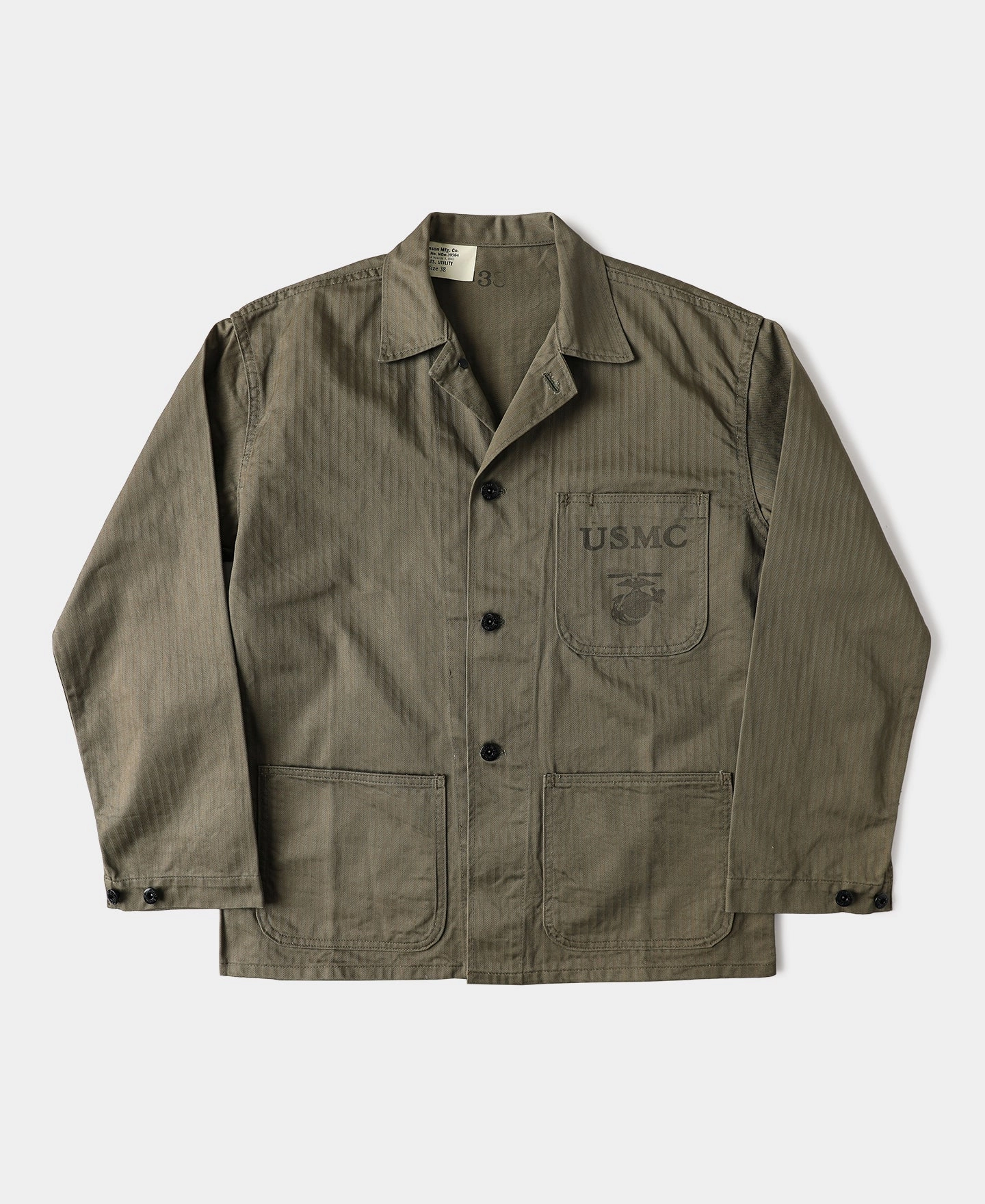USMC P-41 HBT Utility Jacket Moisture Wicking Layer