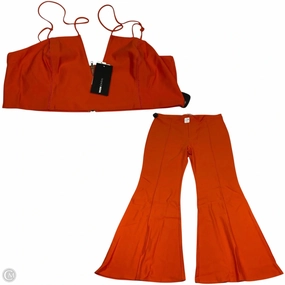 Street Ready Organic Cotton Pants Set 2pc By Fashion Nova In Orange, Size: 3x