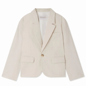 Bonpoint Aristide Jacket Lightweight Polyester Blend ReinforcedEdging