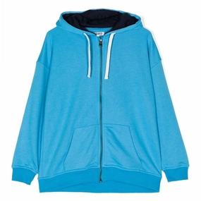 Adjustable Hemline Drawstring Hood Jacket