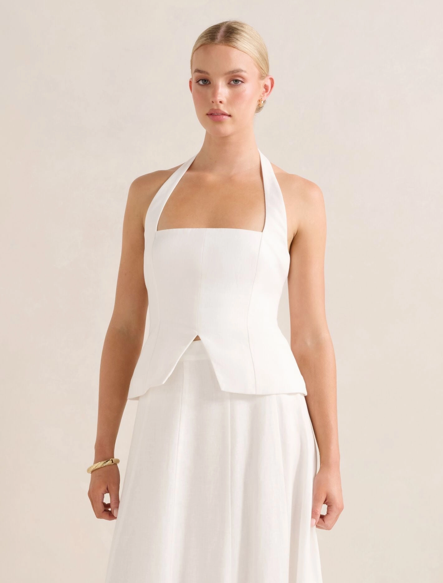 Braylee Halter Top Breathable Hoodie Everyday Look