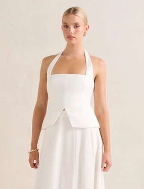 Braylee Halter Top Breathable Hoodie Everyday Look