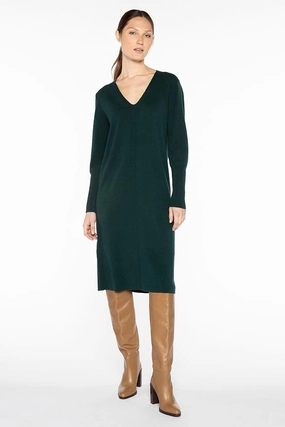 Vee Neck Dress Timeless Touch