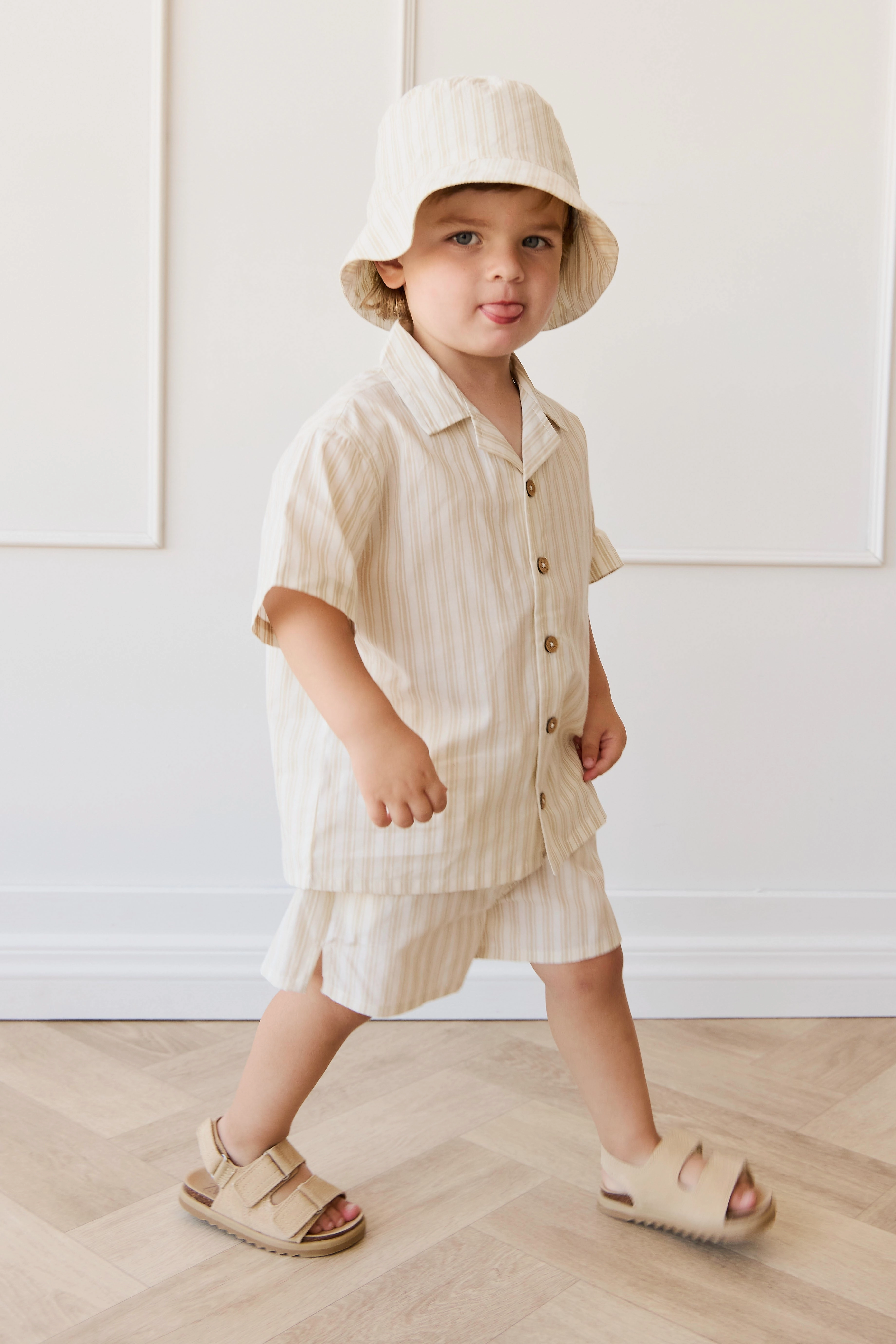 Organic Cotton Silas Short - Variegated Stripe Foam Fit Flex All Season