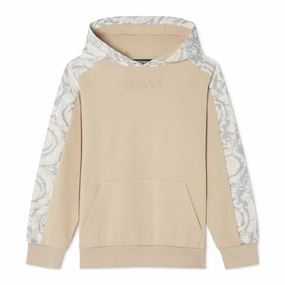 WaterResistant OdorResistant Technology Versace Kids Barocco Sweat Hoodie