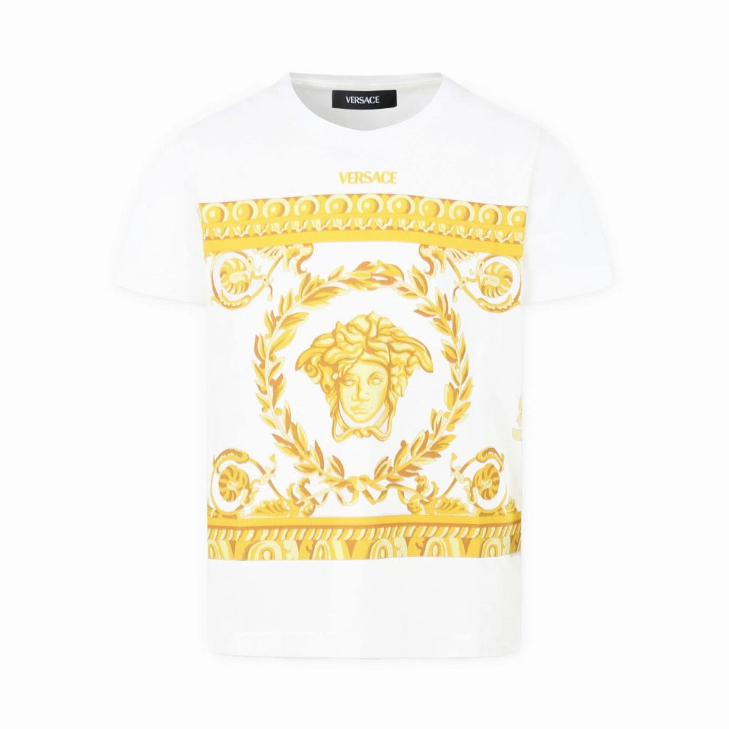Versace Kids Medusa Print T-shirt Summer Fashion discount offer