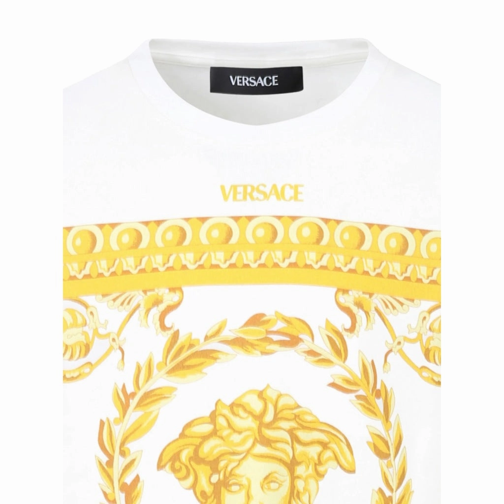 Versace Kids Medusa Print T-shirt NonRestrictive Cut