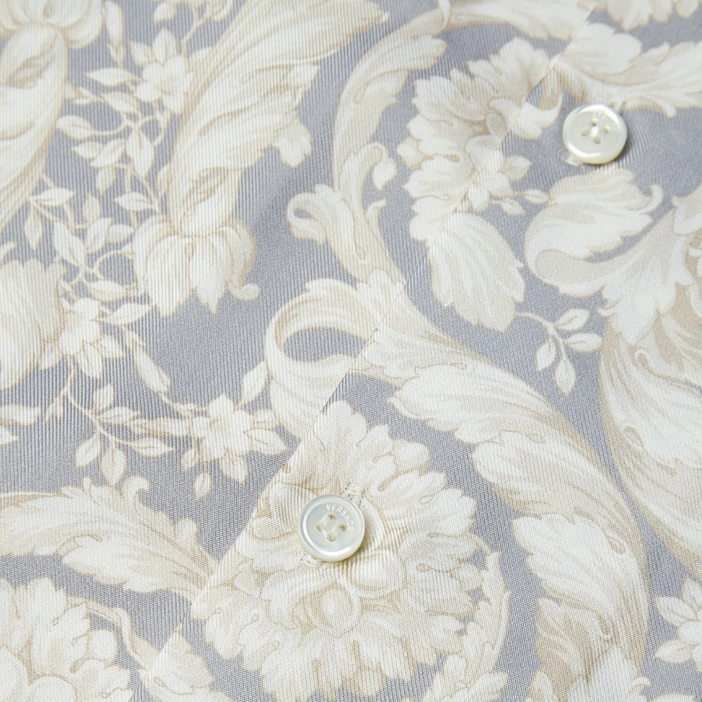 Versace Kids Silk Barocco Shirt Vintage Hoodie