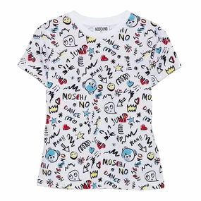 Moschino Kids Teddy Graphic T-shirt Autumn coziness Sporty Style Wear