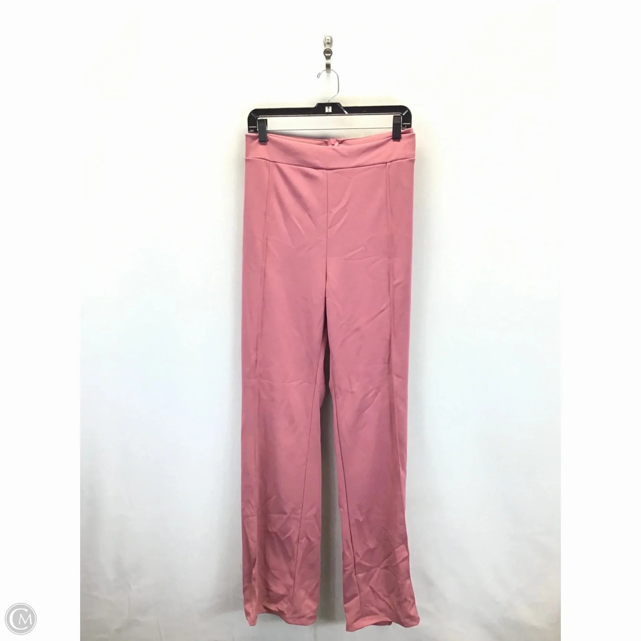 LightweightWeave WaterRepellentCoating Pants Dress By Fashion Nova In Pink, Size: 3x