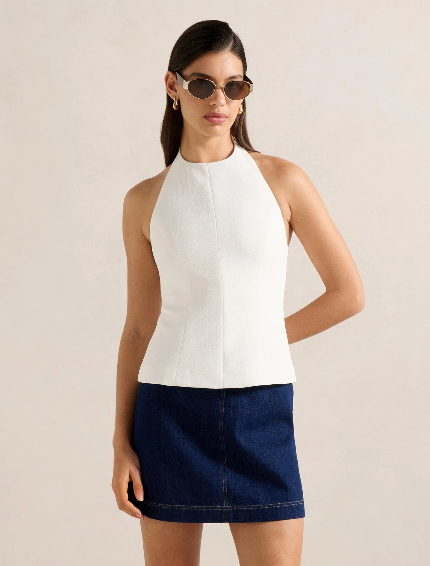 Casual dress FeatherlightConstruction Delaney Halter Top