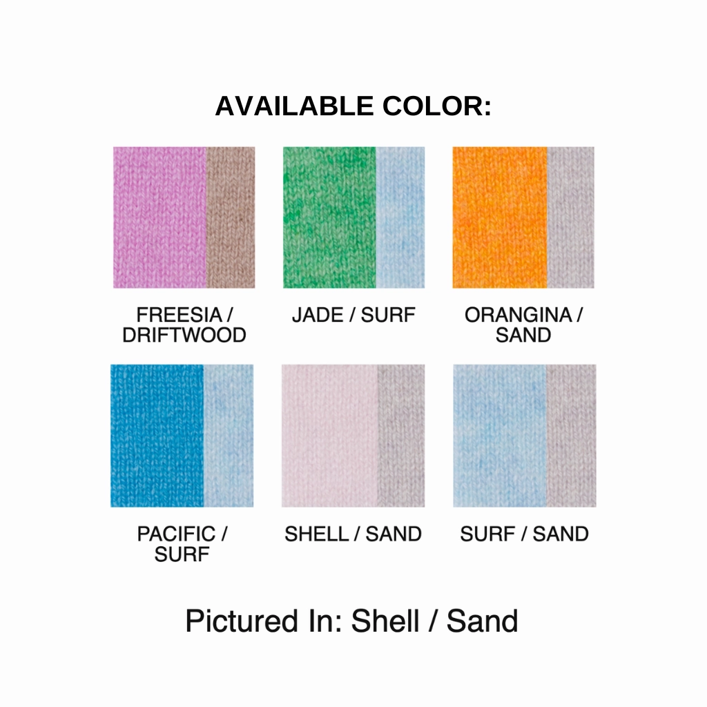 Double Layered Collar Contrast Trim Rib Crew Sweater