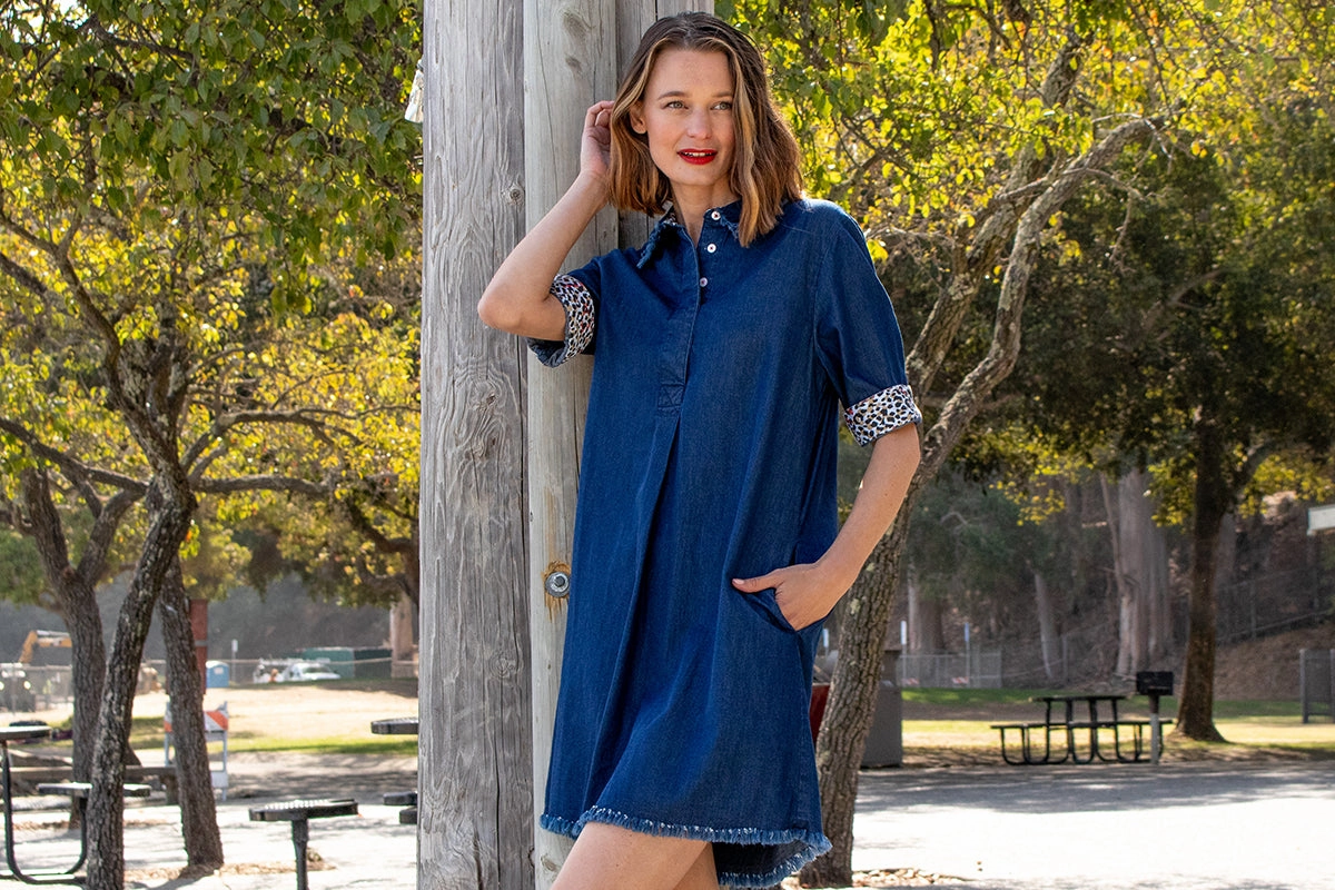 Hyannis Denim Dress Fresh Fit