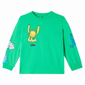 Timeless Appeal Stella McCartney Kids Earth Characters Print T-shirt