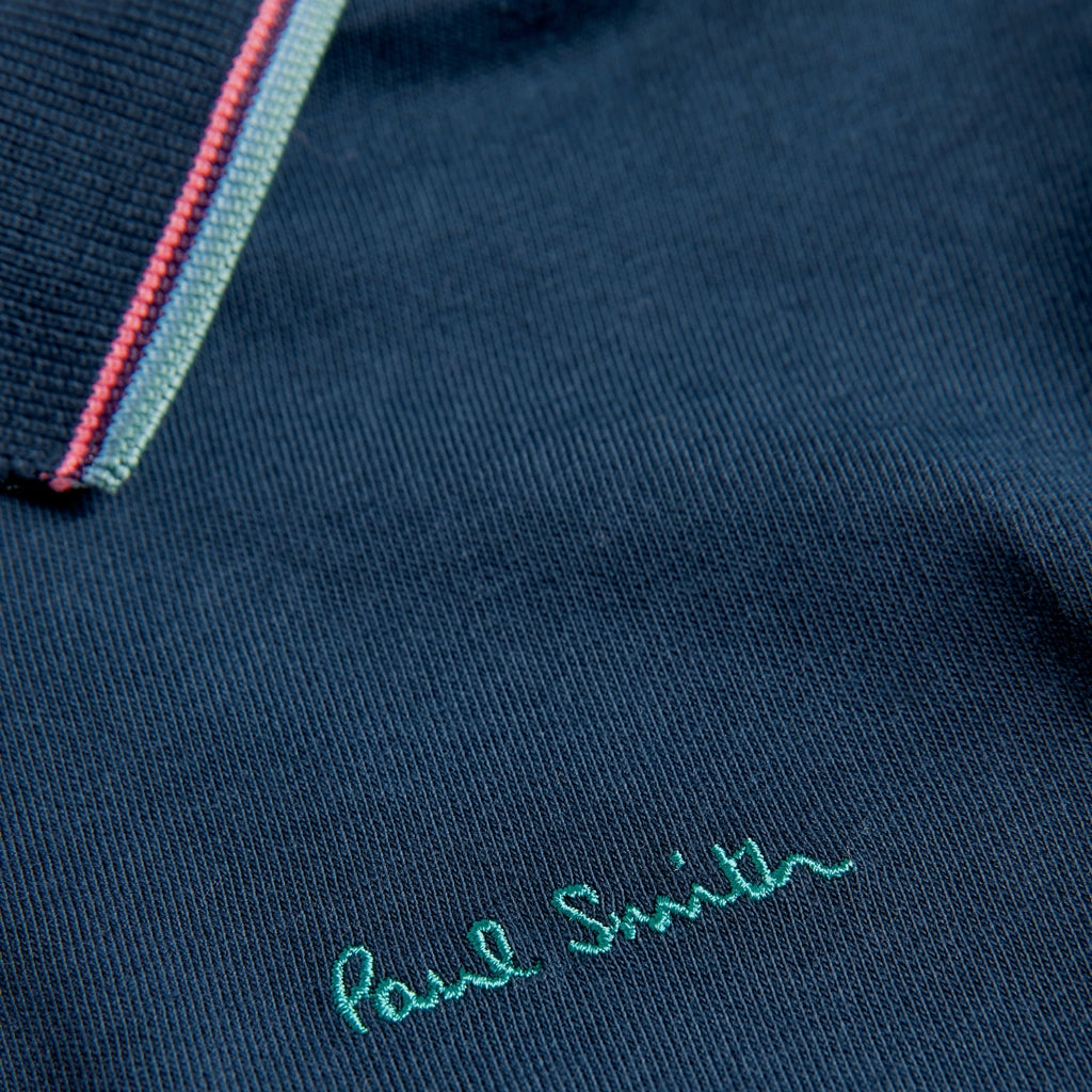 Multi Pocket Configuration Paul Smith Junior Zip Neck Polo