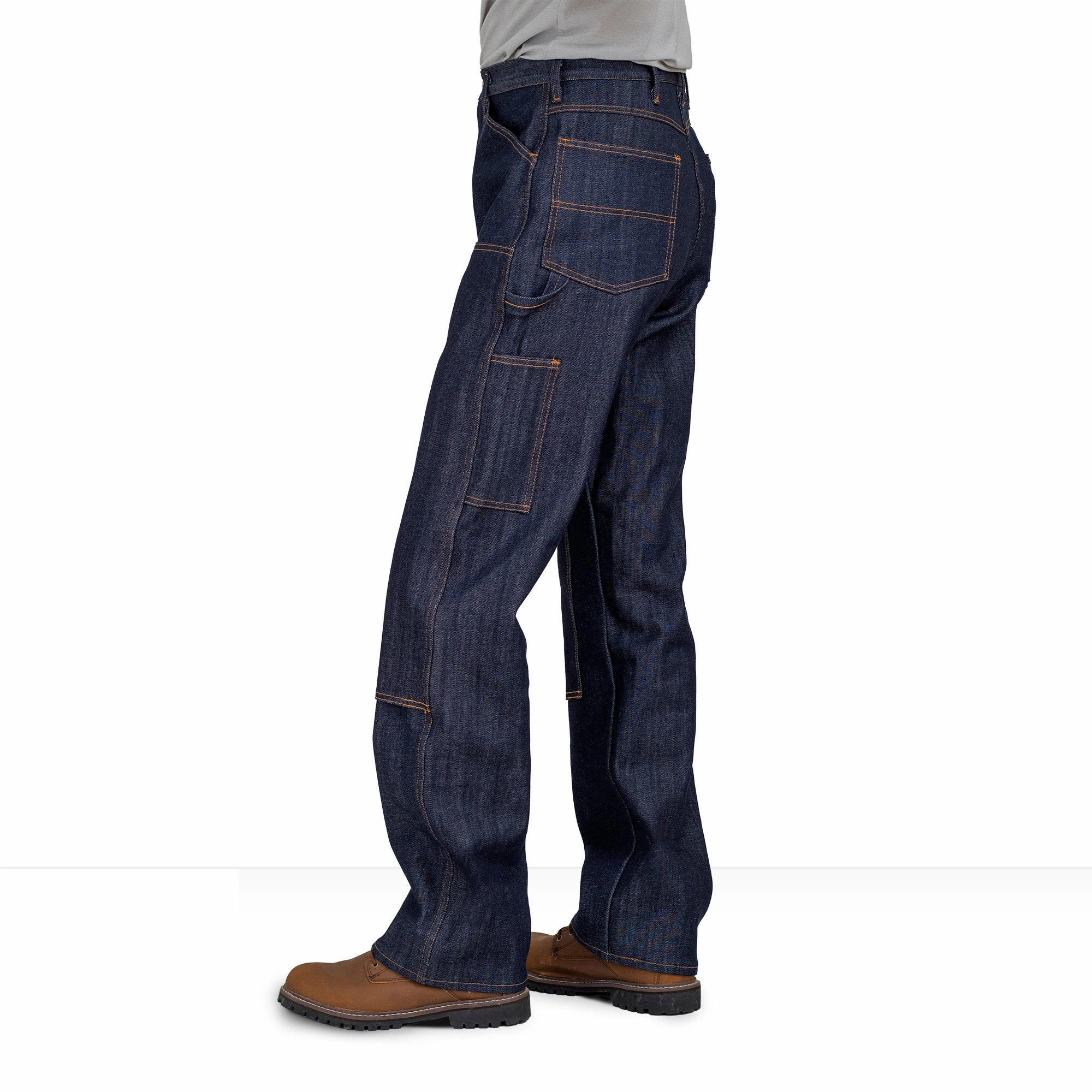 #3303 Double-Front Jean Carpenter Dungarees - MADE IN USA Durable Summer Vibes Low Profile Zipper