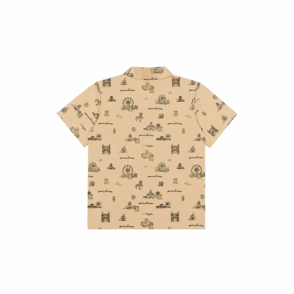 Moschino Kids Graphic Print Shirt Minimalist Cuff Minimalist Aesthetic
