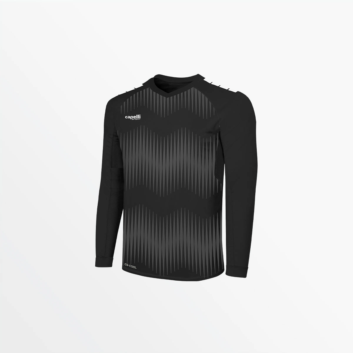 BoxySilhouette ElasticTrimming YOUTH MADISON STATIC ??? LONG SLEEVE GOALKEEPER JERSEY WITH PADDING