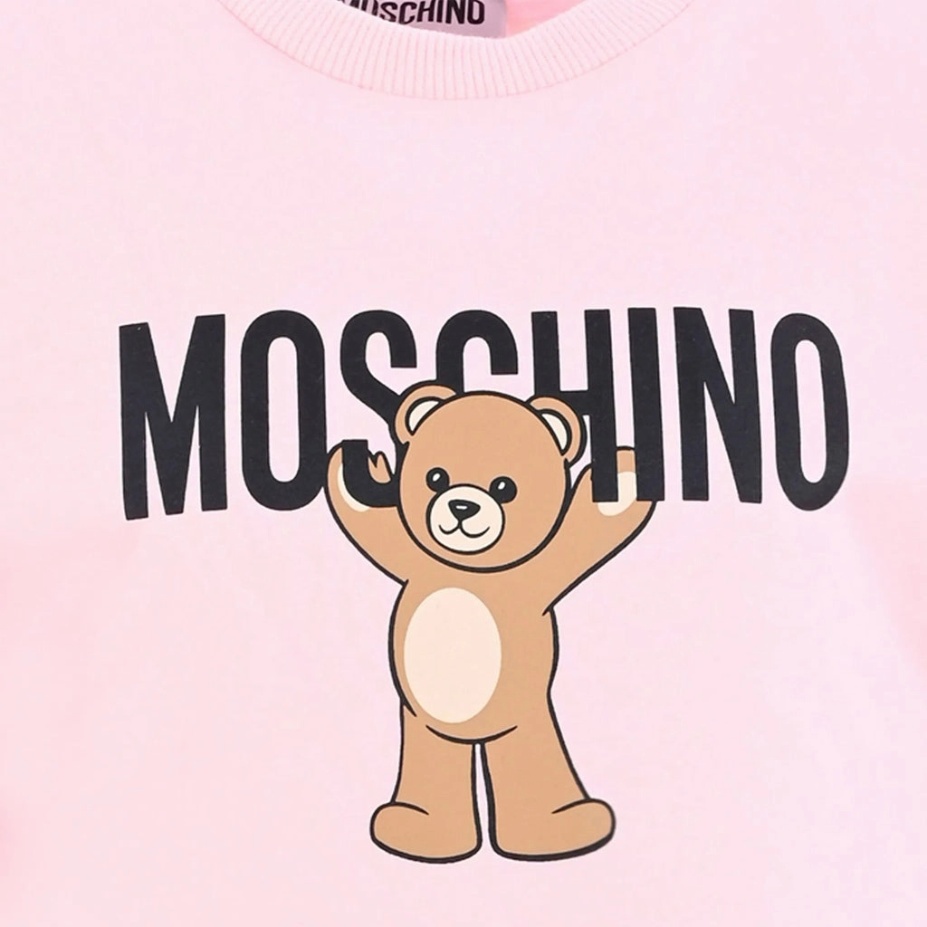 Moschino Kids Teddy Logo Maxi T-shirt Comfortable Relaxed Flex