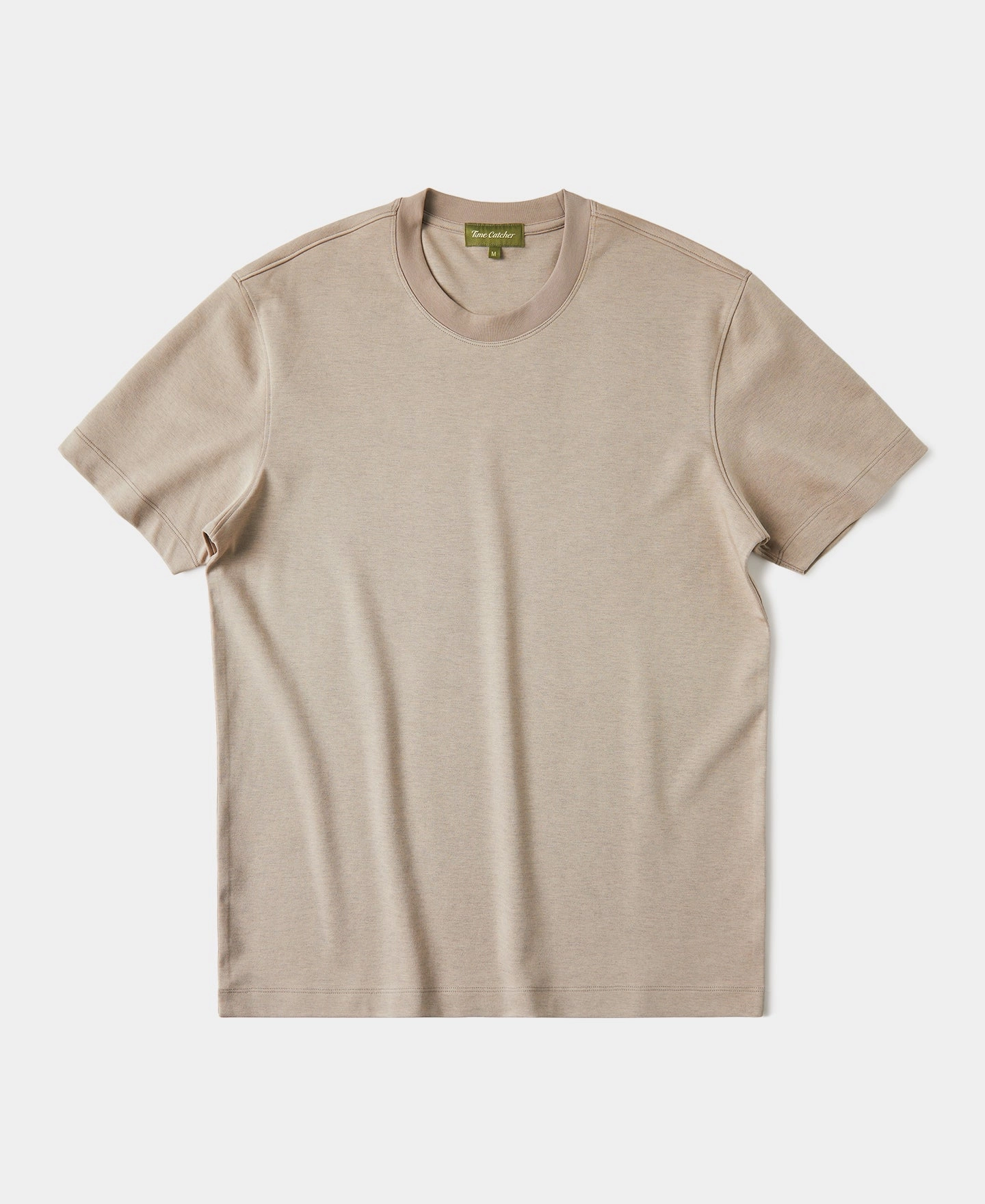 Classic Fit Cotton and Modal-Blend T-Shirt - Light Coffee Relaxed fit wear