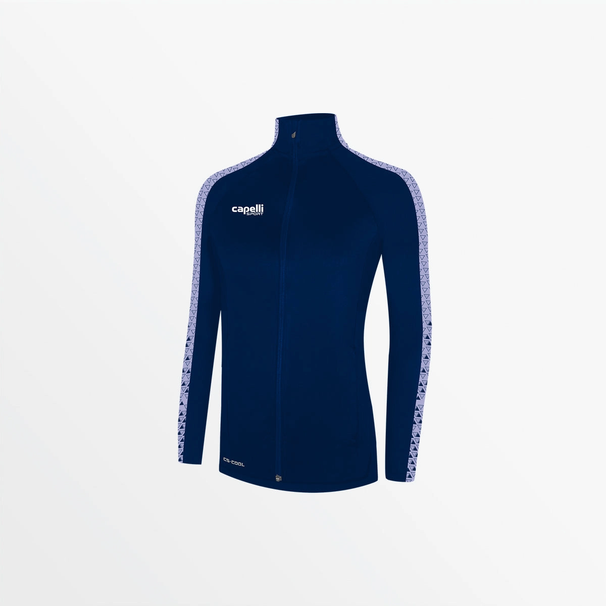 Layered Hemline Neutral Tone Palette WOMEN'S BASICS ??? TRI TRAINING JACKET