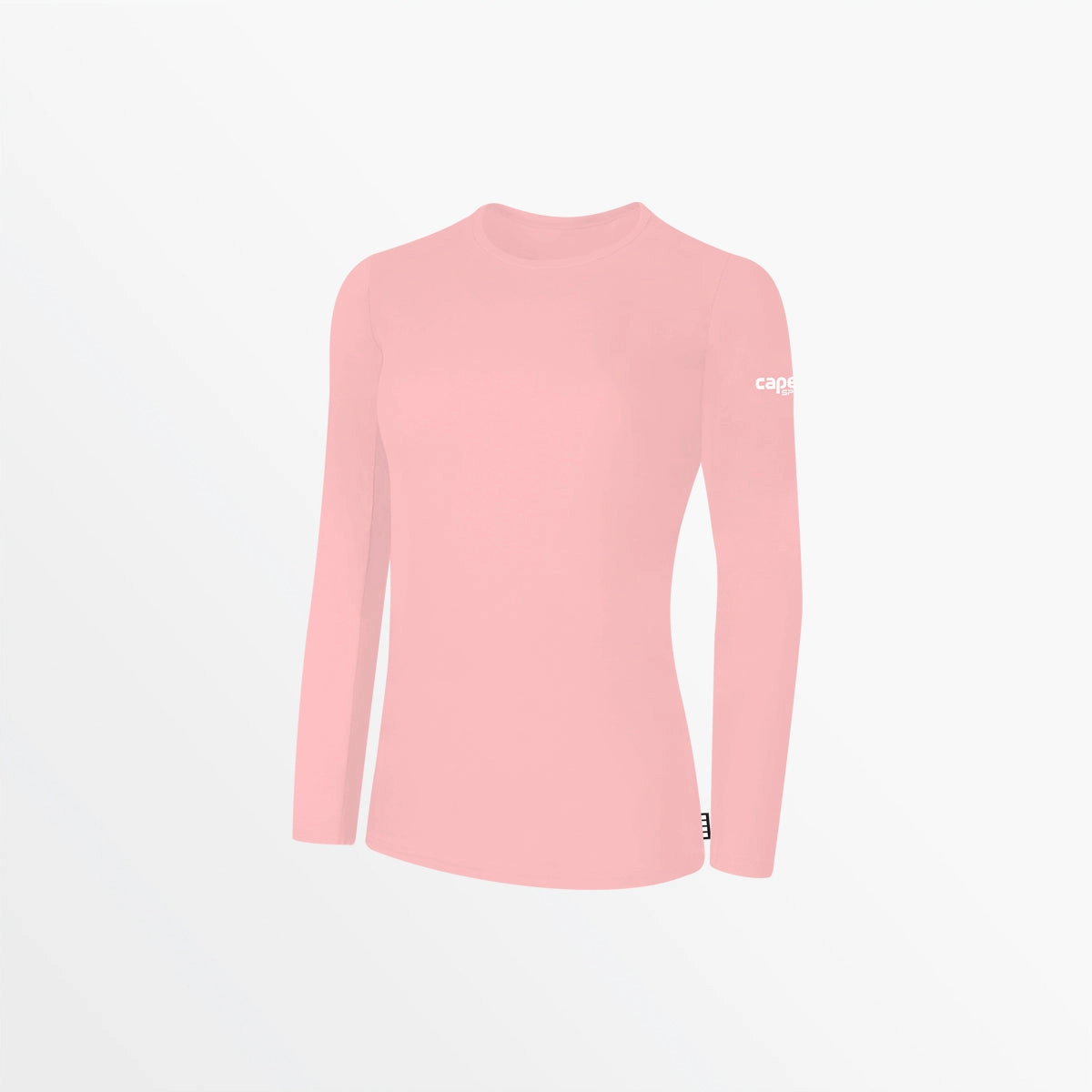 Four Way Stretch Material RecycledPolyester WOMEN'S BASICS LONG SLEEVE COTTON TEE