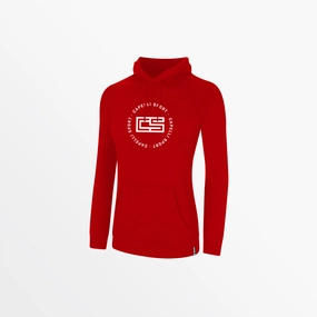 Adjustable Cuff Adjustable Cuff System WOMEN'S CIRCLE MONOGRAM PULLOVER HOODIE