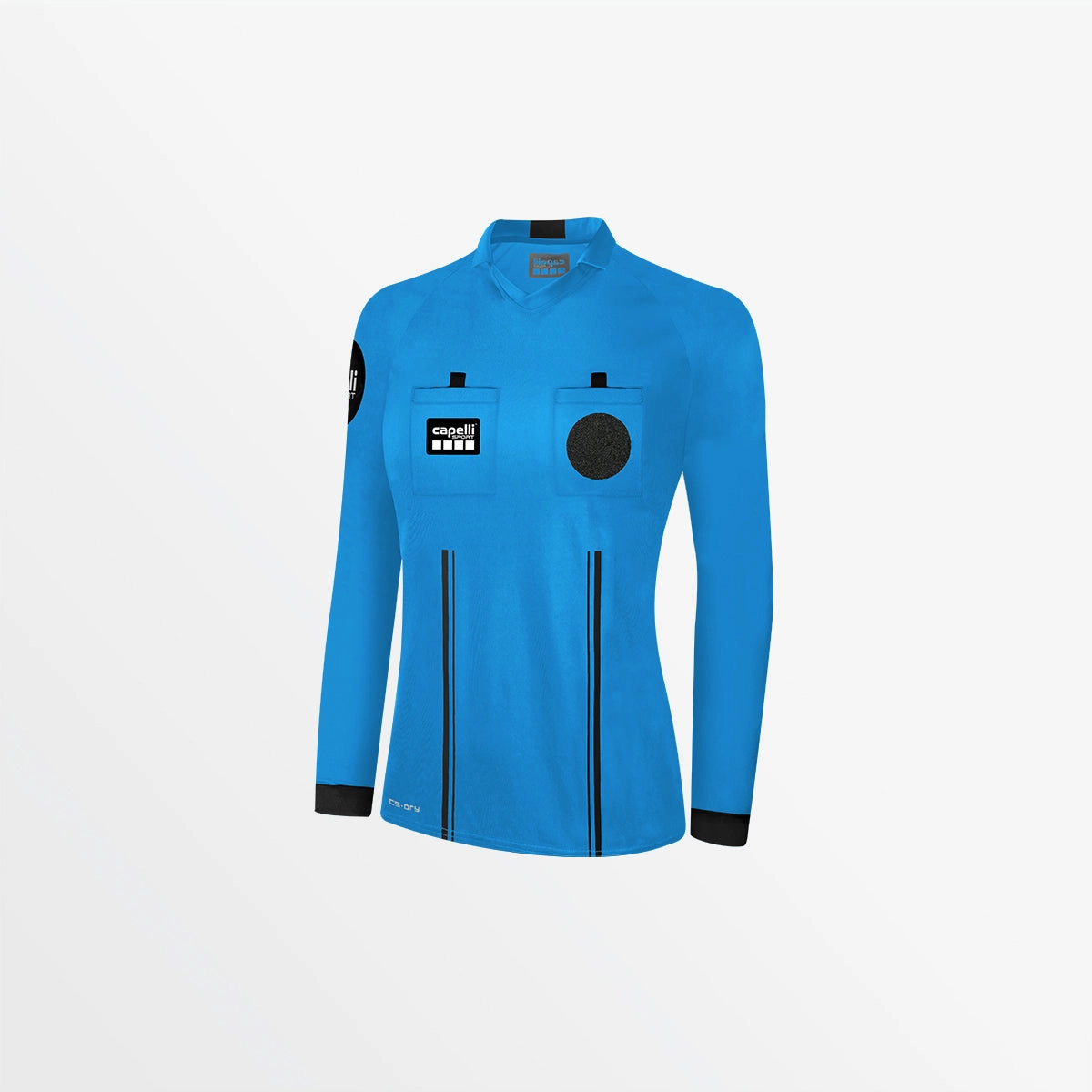 WOMEN'S OFFICIAL REFEREE V-NECK LONG SLEEVE JERSEY QuickRelease Closures
