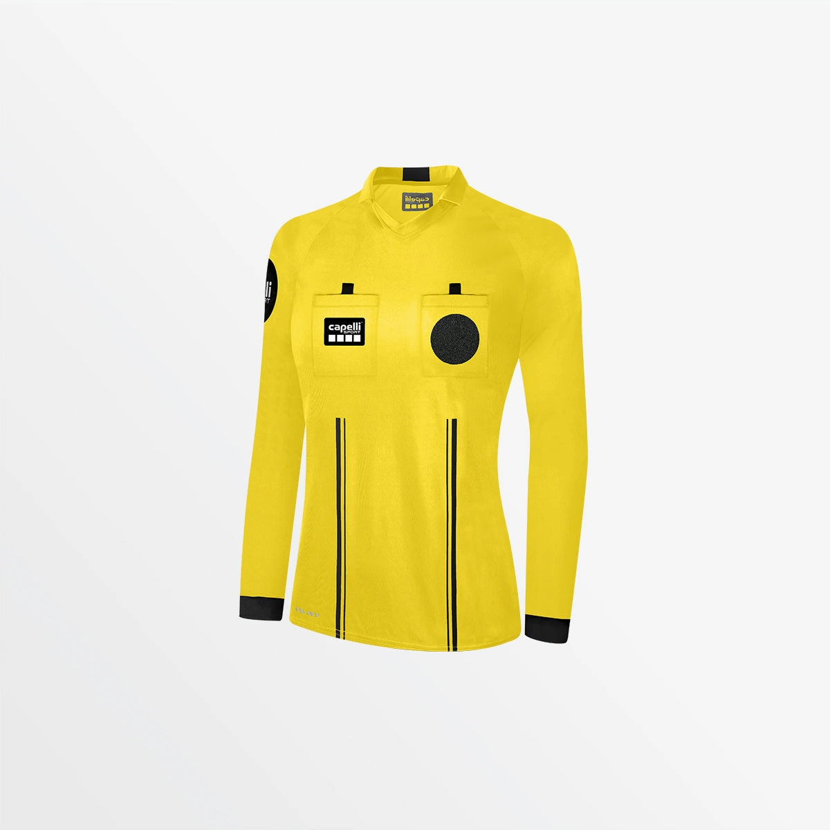 3D Spacer Fabric Built In Filter Layer WOMEN'S OFFICIAL REFEREE V-NECK LONG SLEEVE JERSEY