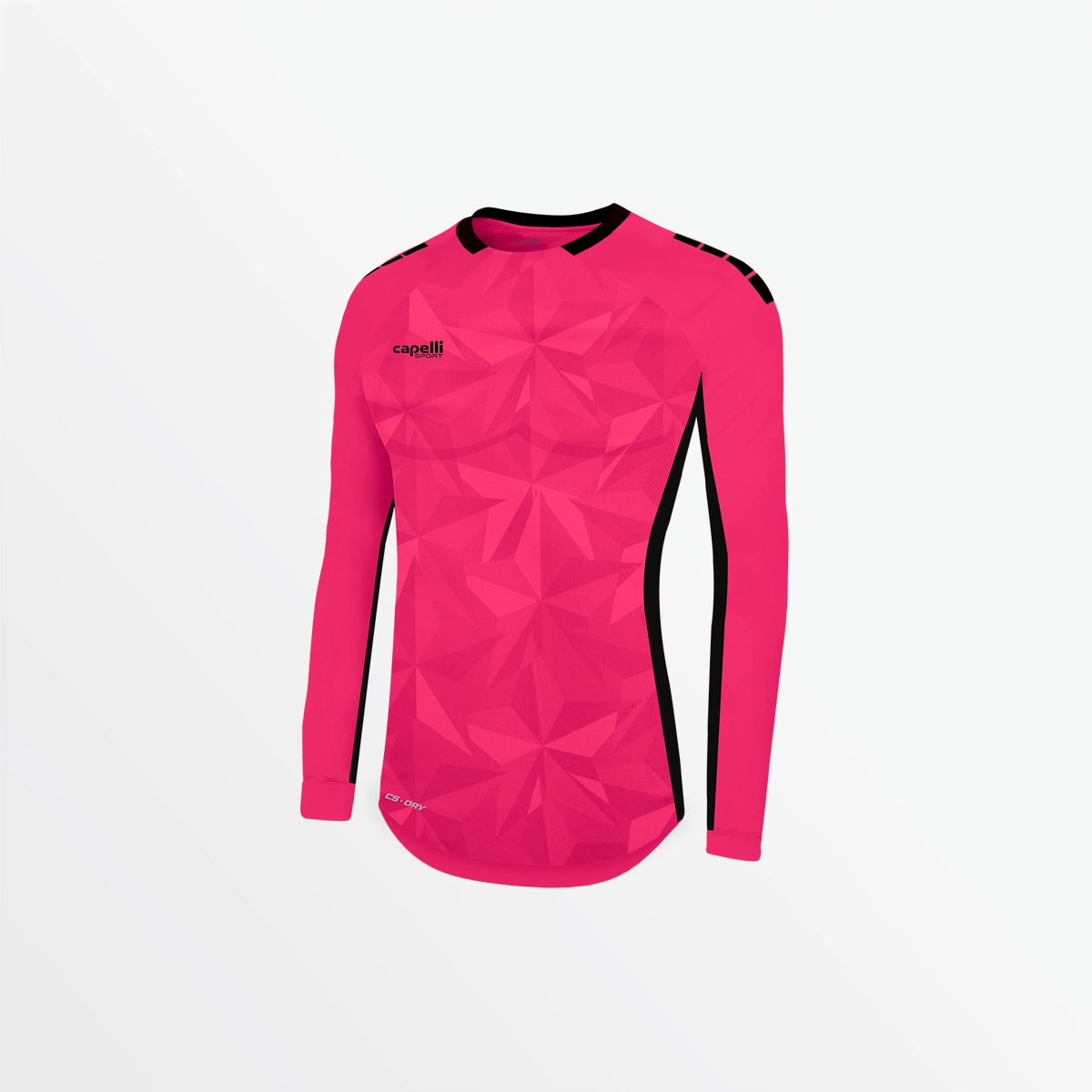 Anti Fade Technology Lightweight insulation WOMEN'S PITCH STAR LONG SLEEVE GOALKEEPER JERSEY WITH PADDING
