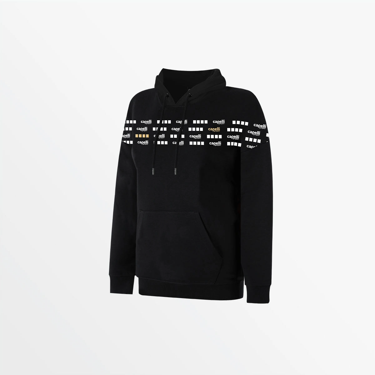Raw Edge Detail WOMEN'S SIGNATURE GRAPHIC HOODIE