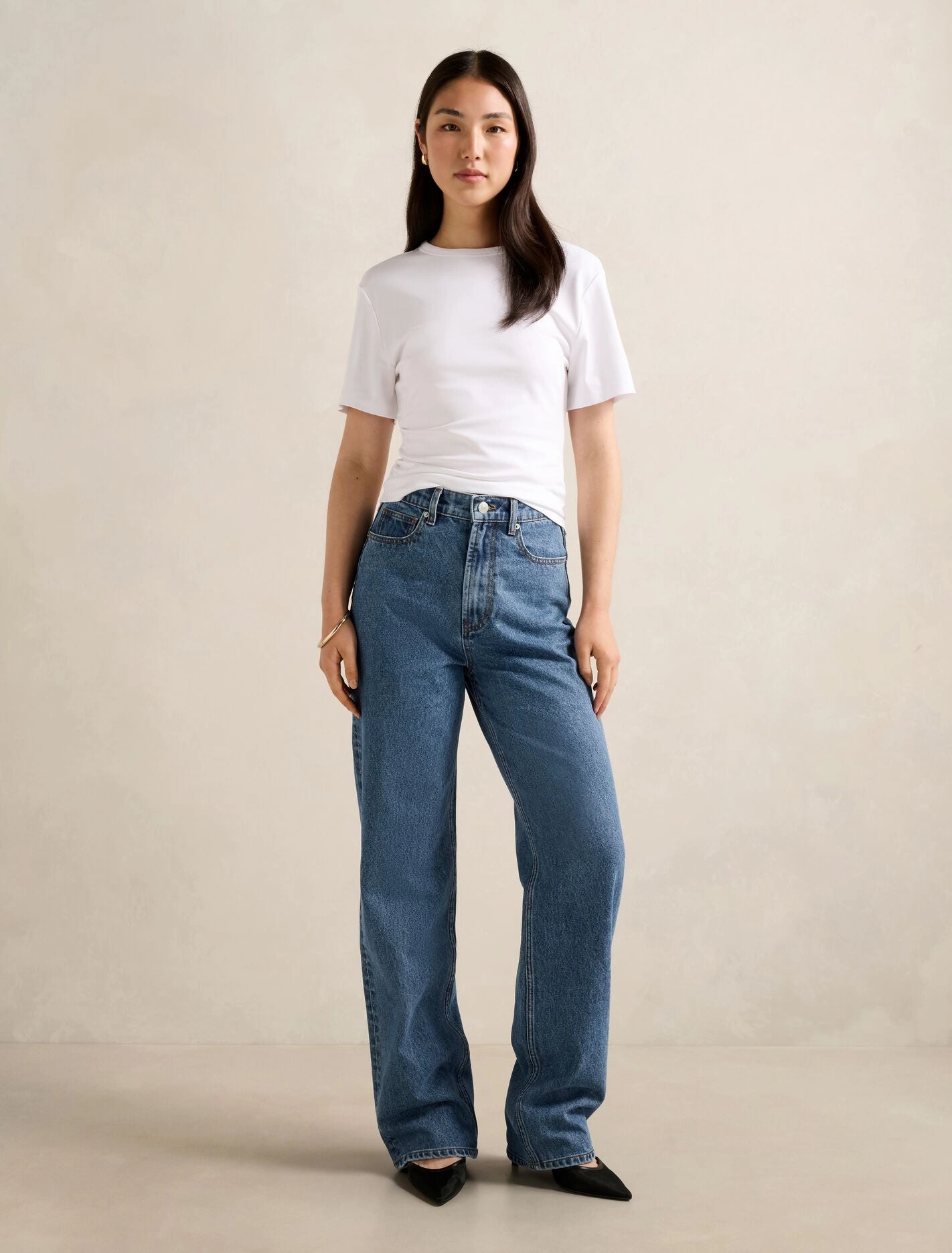 Flexible Comfort Full Motion Cloe Straight Leg Jeans