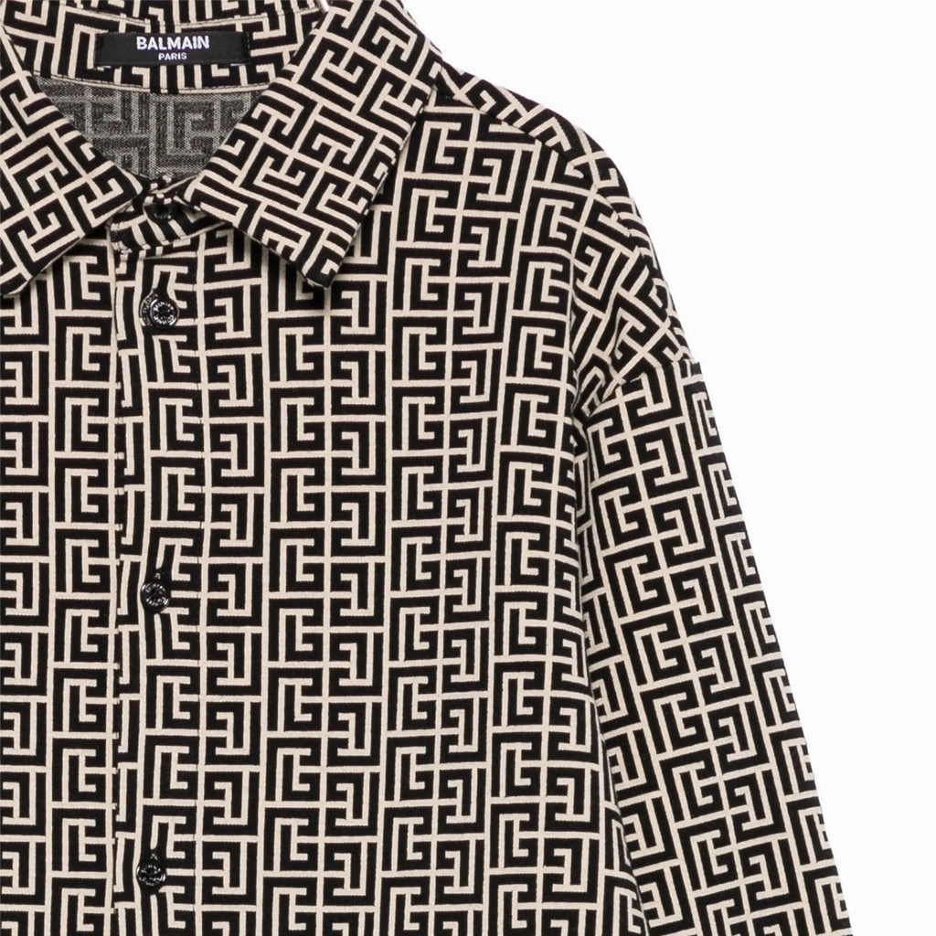 Silicone Grip Interior Balmain Kids Shirt