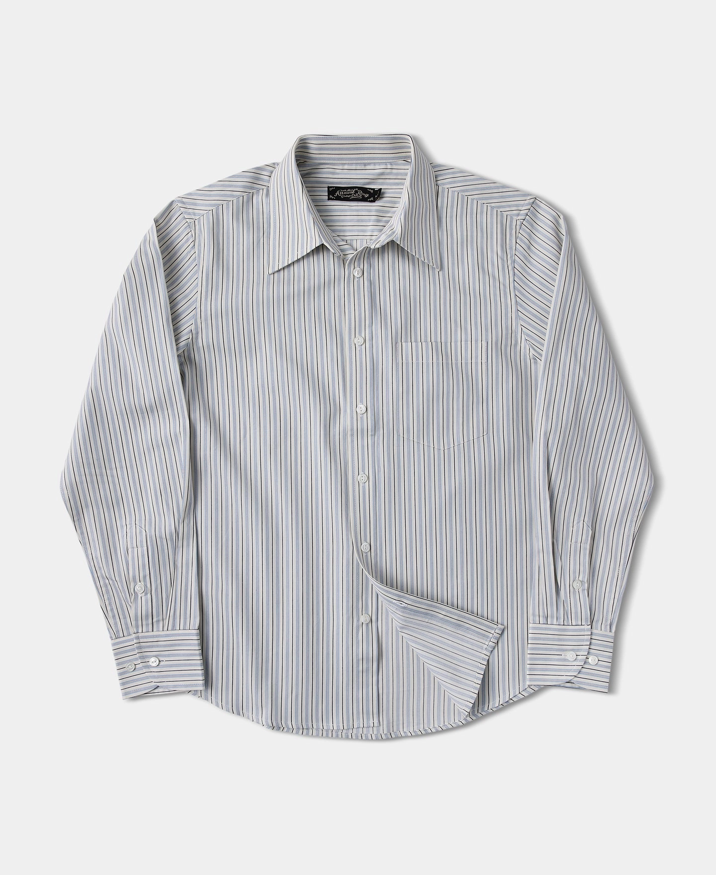 Seasonal Essential Workwear Approved 1930s 5 oz Yarn-Dyed Striped Dress Shirt