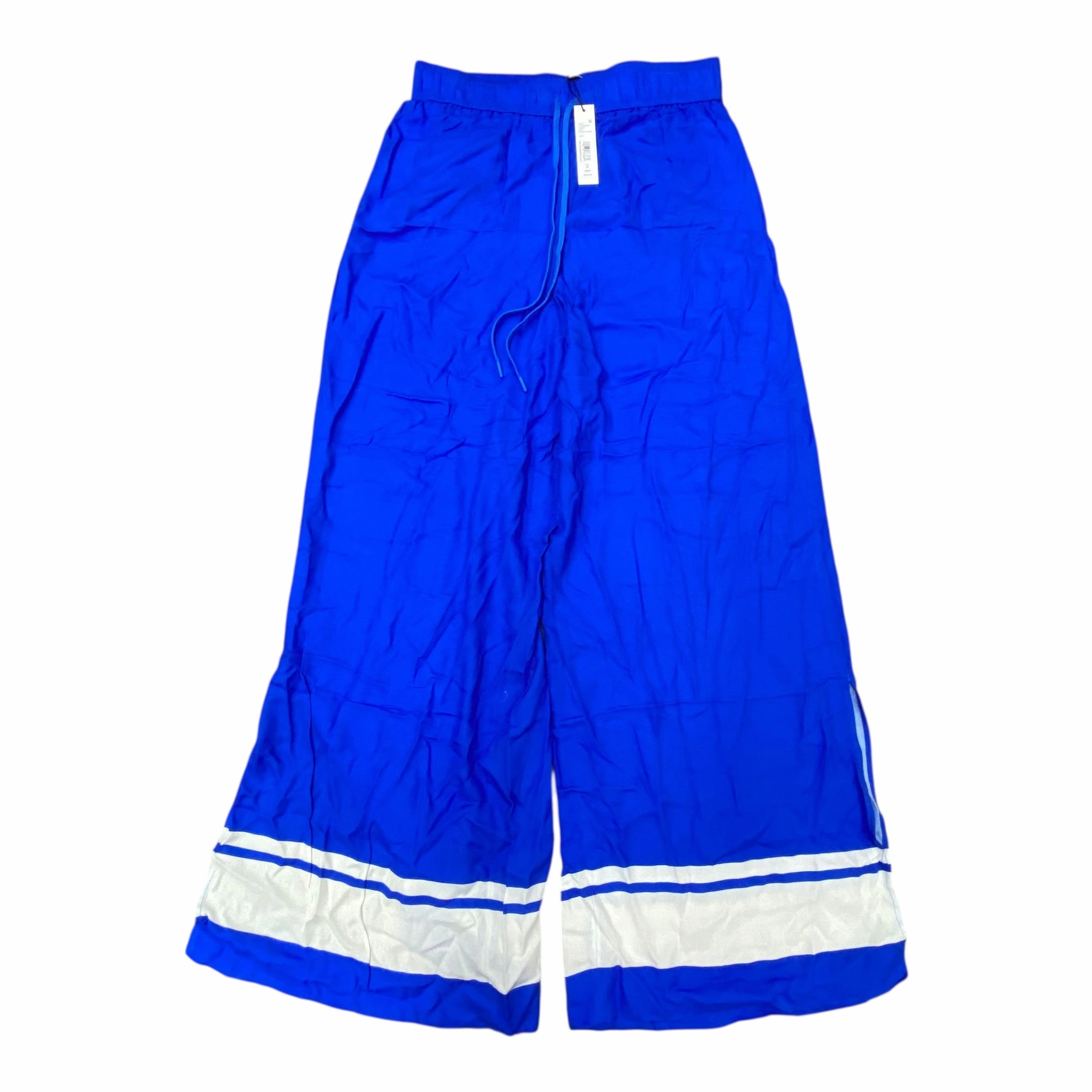 SeamlessPockets Pants Designer By Alice   Olivia In Blue & White, Size:Xl