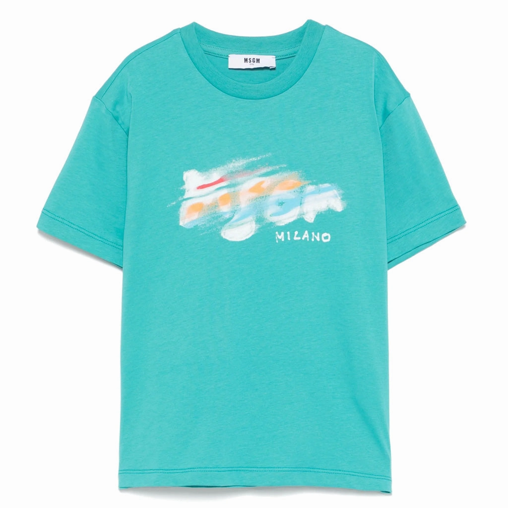 FadeResistantPrint sale season MSGM Kids Graphic T-shirt