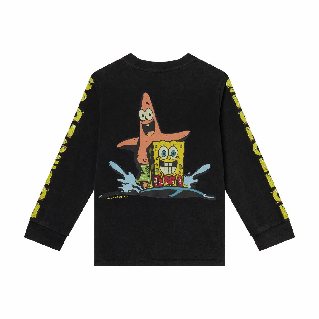 Stella McCartney Kids SpongeBob Print T-shirt Urban Style Chill Comfort