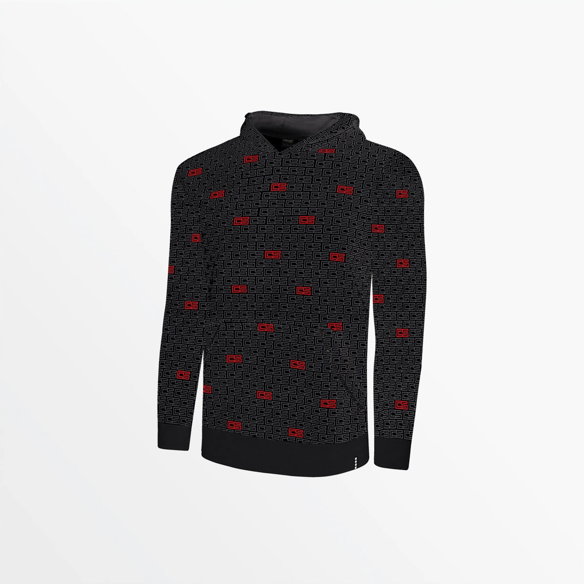 YOUTH CS MONOGRAM PRINT PULLOVER HOODIE PunctureResistantReinforcement Vintage Pullover