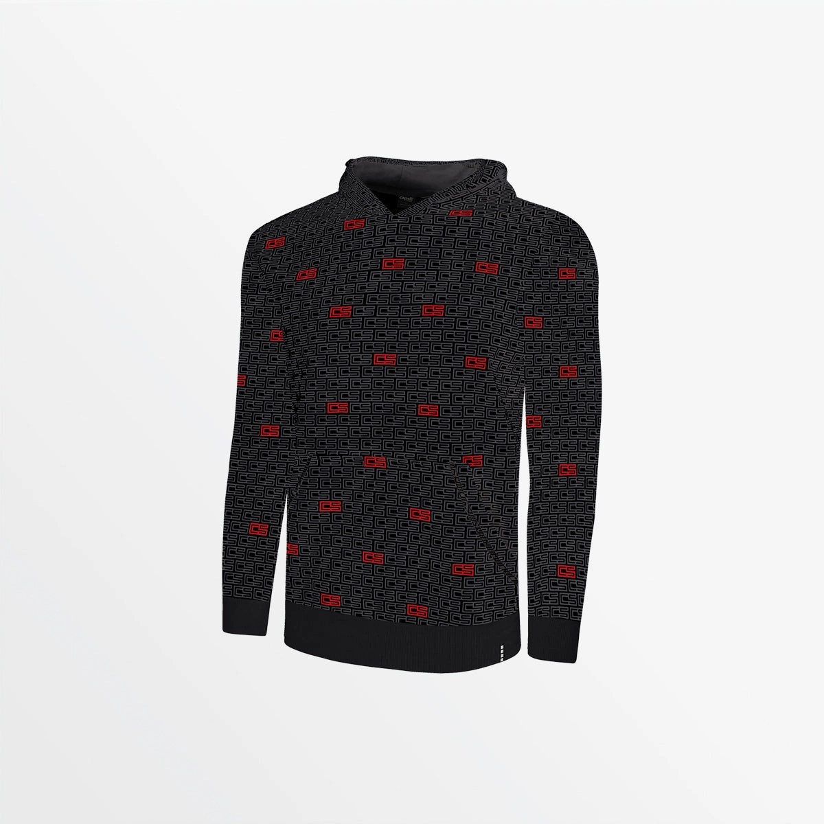 Flexible Shoulder Gusset Sleeveless Top YOUTH CS MONOGRAM PRINT PULLOVER HOODIE