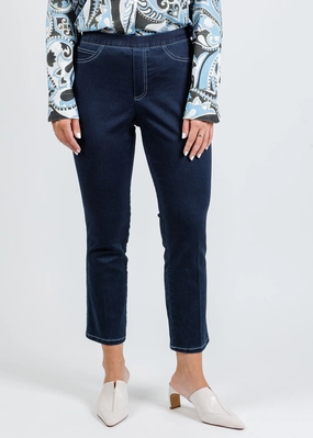 Joey Crop Jeans - Indigo ComfortFit High Quality Material