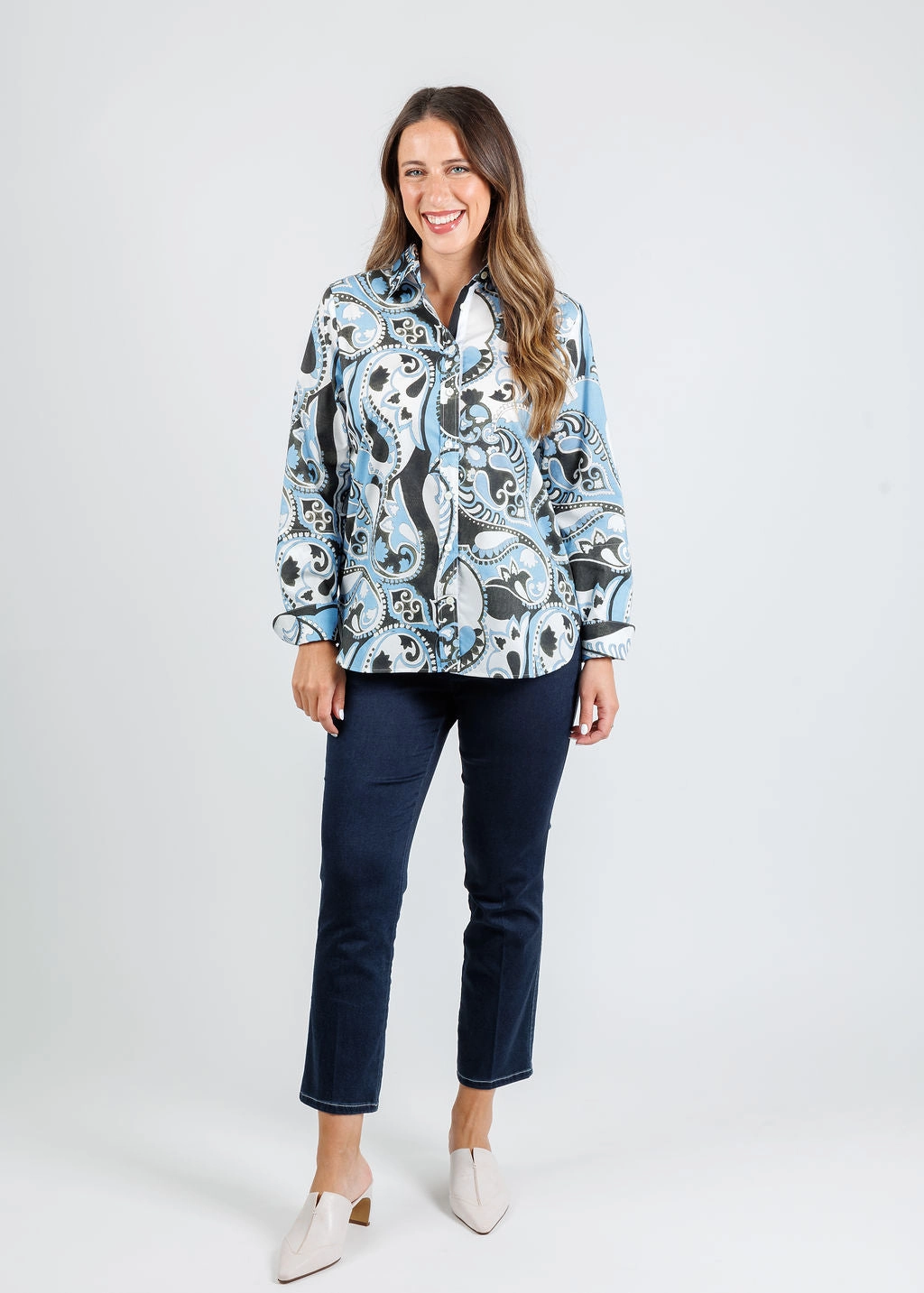 Joey Crop Jeans - Indigo Breath Flex Sustainable Material Blend