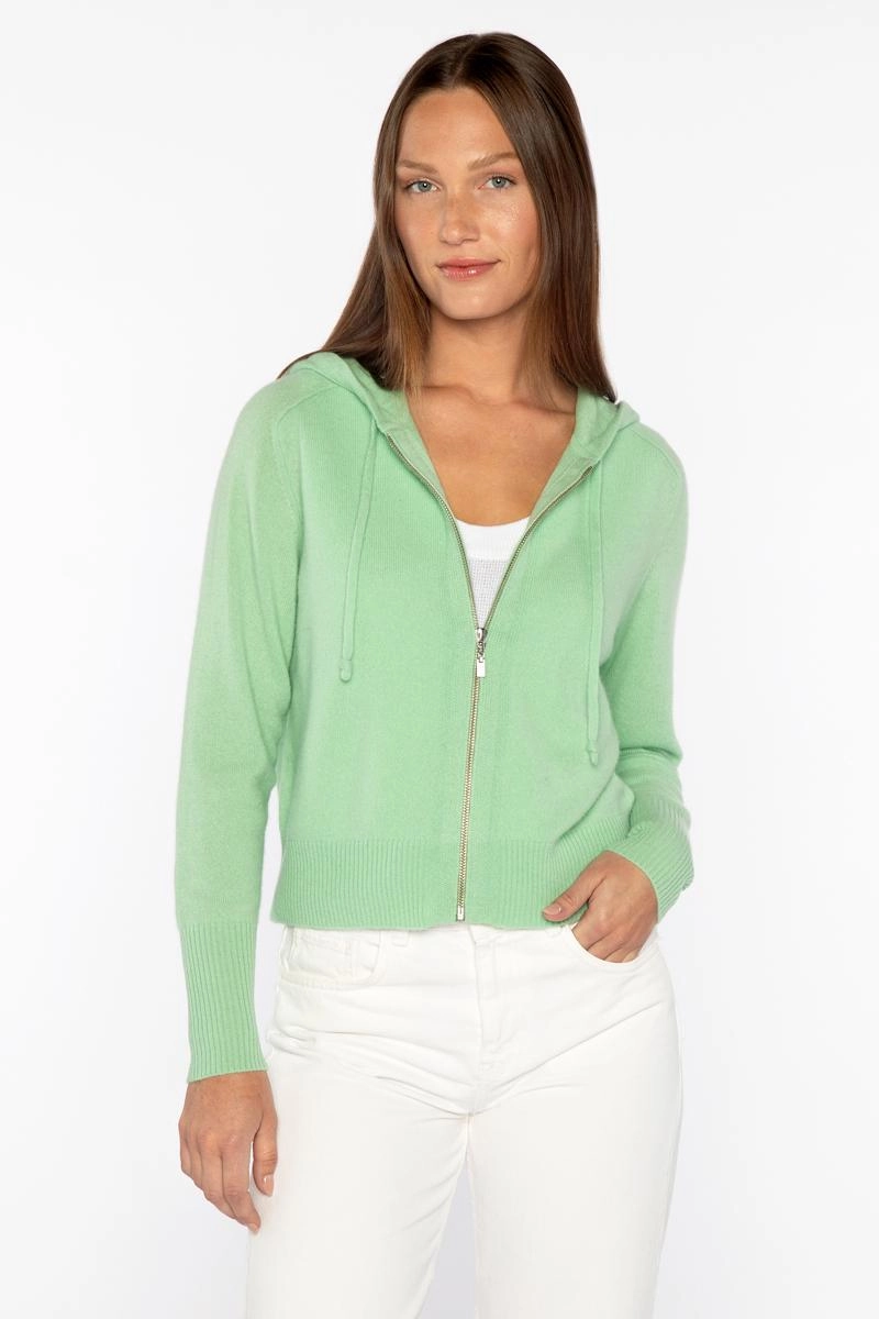 Effortless Layer Stylish Knit Zip Hoodie